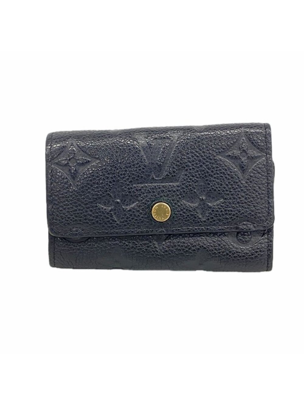 Louis Vuitton Key Case Monogram Empreinte Multicles 6 Noir Key Holder